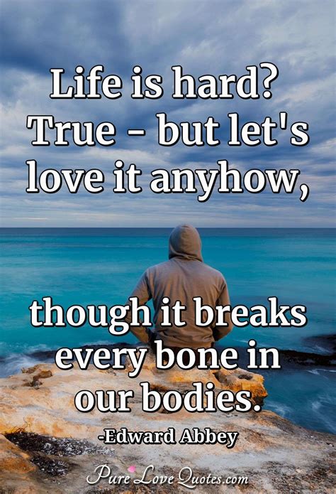 Life Is So Hard Quotes